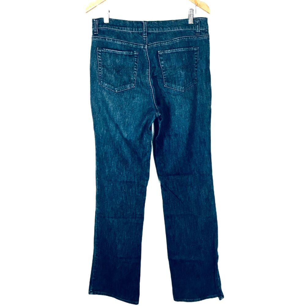 New York and Co Jeans 10 TALL West Side Boot Cut Stretch Denim Mid Rise - Picture 3 of 7